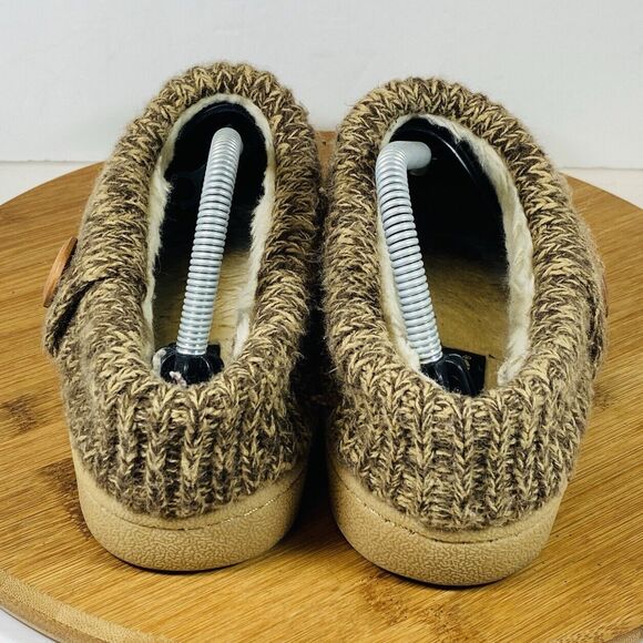 Clarks Brown Suede Mocs Women's Size US 9M Slip On Sherpa Lined Mocs - Picture 4 of 7